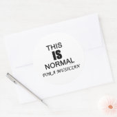 Dit is normaal ronde sticker (Envelop)