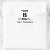 Dit is normaal ronde sticker (Tas)