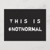 Dit is #NotNormal Social Justice Briefkaart (Voorkant)