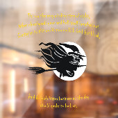 Dit is nu de heksentijd van de nacht Shakespearean Raamsticker (Vel 2)