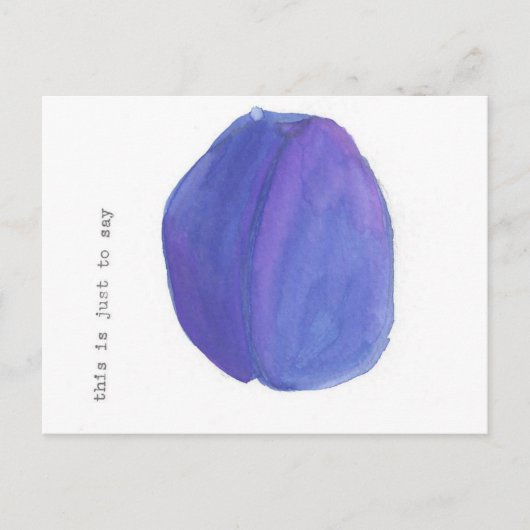 Dit is om te zeggen... (William Carlos Williams) Briefkaart (Voorkant)