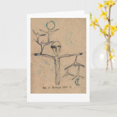 Dit is omdat dat is - Boeddha onderricht Kaart (Gele Bloem)