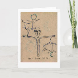 Dit is omdat dat is - Boeddha onderricht Kaart