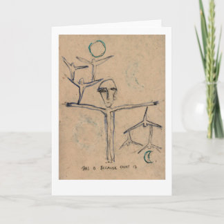 Dit is omdat dat is - Boeddha onderricht Kaart