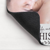 Dit is ons | Foto van de moderne Vaderdag Muismat (Hoek)