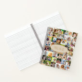 Dit is ons fotocollage van 40 Afbeeldingen crème Notitieboek (Binnen)