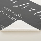 Dit is ons | Gepersonaliseerde familienamen Sherpa Deken (3/4)