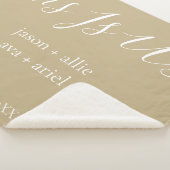 Dit is ons | Gepersonaliseerde familienamen Sherpa Deken (3/4)