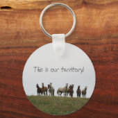 "Dit is ons grondgebied" Sleutelhanger (Voorkant)