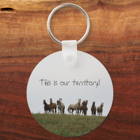 "Dit is ons grondgebied" Sleutelhanger (Voorkant)