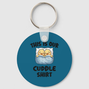 Dit Is Ons Knuffelshirt Schattig Knus Eend Koppel Sleutelhanger