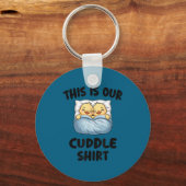 Dit Is Ons Knuffelshirt Schattig Knus Eend Koppel Sleutelhanger (Voorkant)