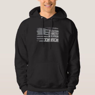 Dit is ons land, niet jouw Amerikaanse kerkvlag Hoodie