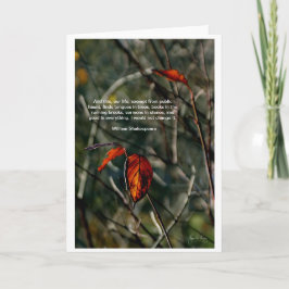 Dit is ons leven - Shakespeare Quote Kaart