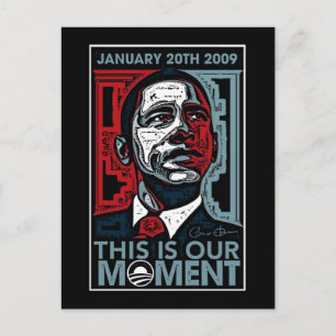 Dit is ons moment op 20 januari 2009 briefkaart