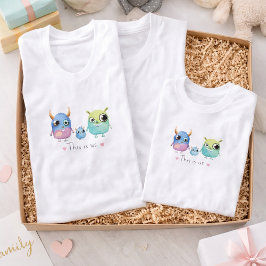 Dit is ons schattige monsterontwerp T-Shirt