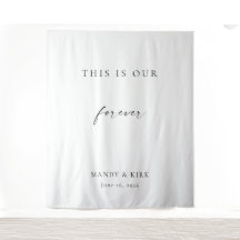 Dit Is Ons Trouwdecor Voor Altijd | Minimalistisch