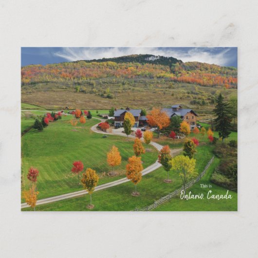 Dit is Ontario, Canada Briefkaart (Voorkant)