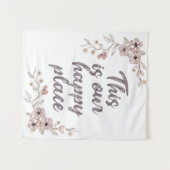 Dit is onze gelukkige plek wandkleed (Voorkant (horizontaal))