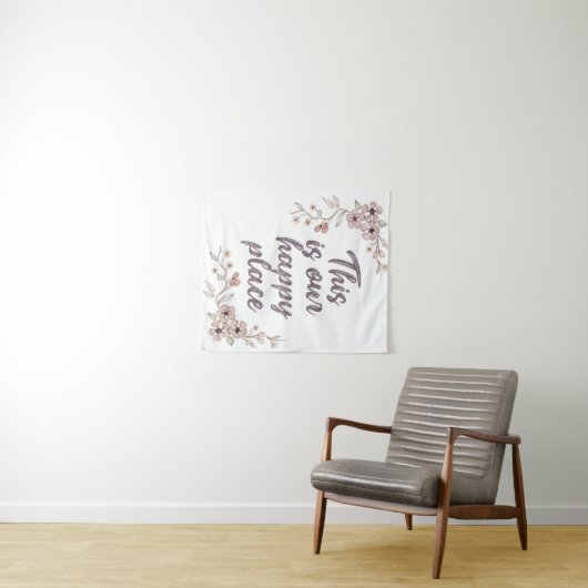 Dit is onze gelukkige plek wandkleed (In Situ (horizontaal))