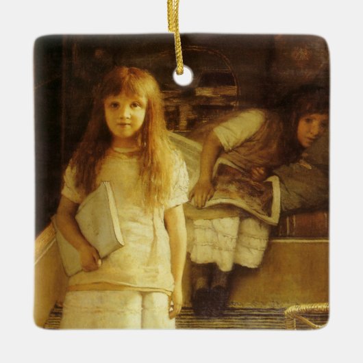 Dit is onze hoek door Sir Lawrence Alma Tadema Keramisch Ornament (Voorkant)
