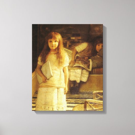 Dit is onze hoek van Sir Lawrence Alma Tadema Canvas Afdruk (Voorkant)