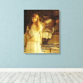 Dit is onze hoek van Sir Lawrence Alma Tadema Canvas Afdruk (Insitu (Houten vloer))