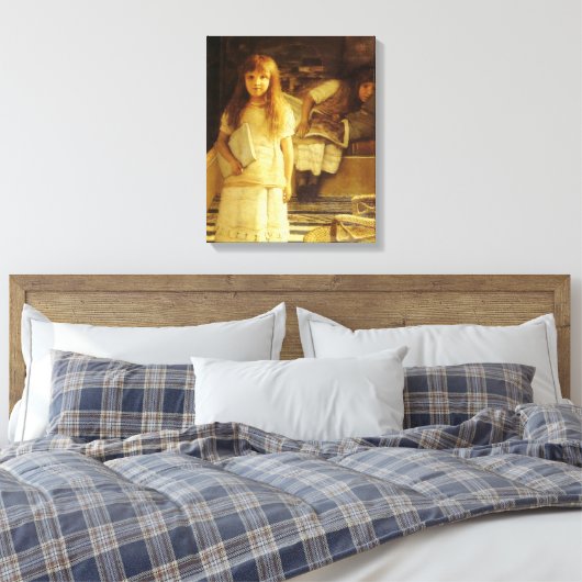Dit is onze hoek van Sir Lawrence Alma Tadema Canvas Afdruk (Insitu (Slaapkamer))