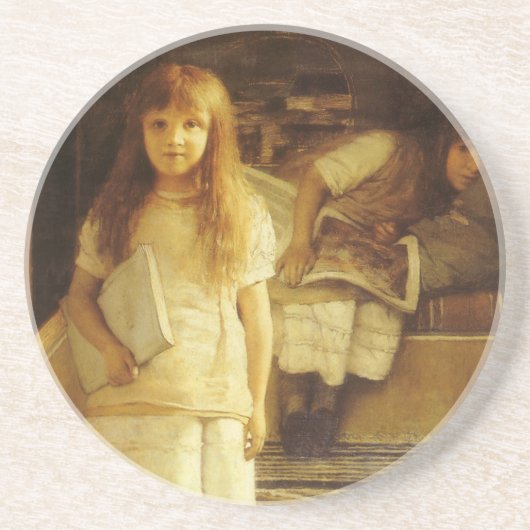 Dit is onze hoek van Sir Lawrence Alma Tadema Zandsteen Onderzetter (Voorkant)