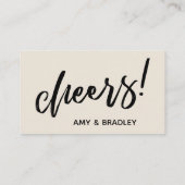 Dit is op het handschrift Cream Drink Ticket van o Informatiekaartje (Achterkant)