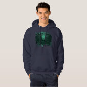 Dit is Paranormal - Green Ghost Hoodie (Voorkant volledig)