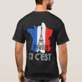 Dit is Paris Ici Cest Paris Welcome 2024 to City T-shirt (Achterkant)