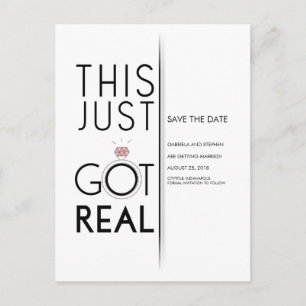 Dit is pas echt geworden   Grappig om de datum op  Aankondigingskaart