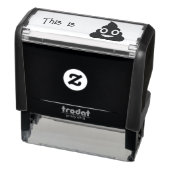Dit is Poo Emoji Grappig Zelfinktende Stempel (Product)