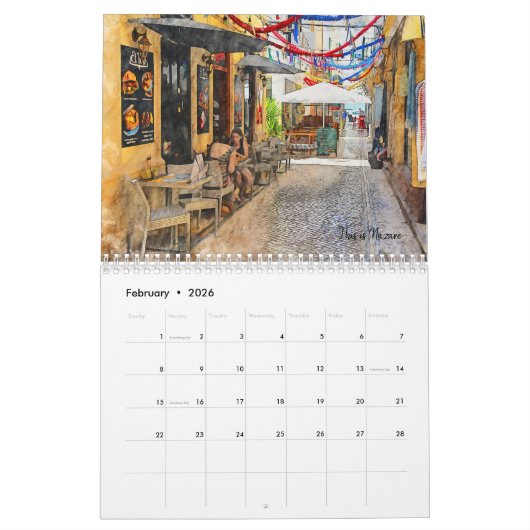 Dit is Portugal Calendar Kalender (Feb 2026)