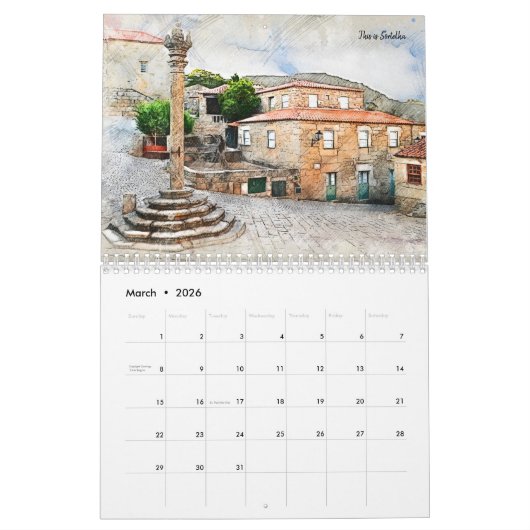 Dit is Portugal Calendar Kalender (Mar 2026)