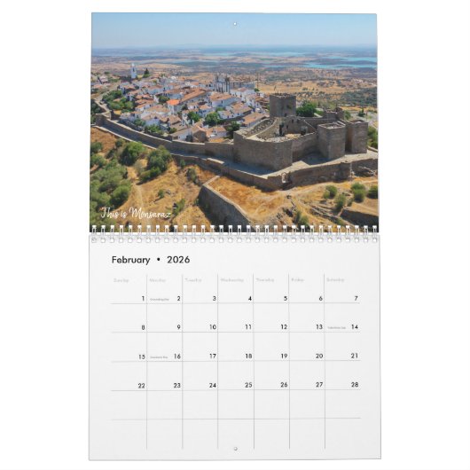 Dit is Portugal Calendar Kalender (Feb 2026)