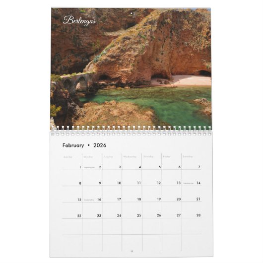 Dit is Portugal Kalender (Feb 2026)