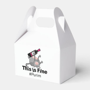 Dit is prima. Grappig Purim Cat. פ ו י ם ש Bedankdoosjes