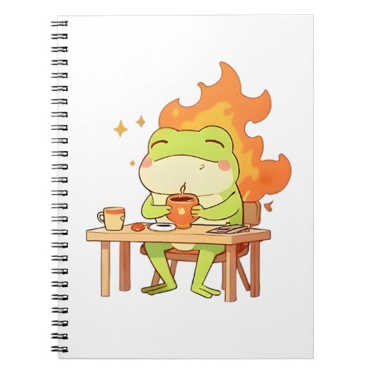 Dit Is Prima Kikker Grappig Kawaii Ontwerp Notitieboek (Voorkant)