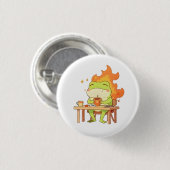 Dit Is Prima Kikker Grappig Kawaii Ontwerp Ronde Button 3,2 Cm (Voorkant /achterkant)