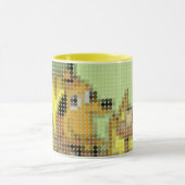 "Dit is prima" Meme Pixeldot Mok (Midden)