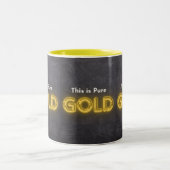 Dit is Pure Gold Tweekleurige Koffiemok (Center)