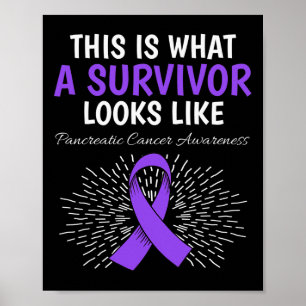 Dit is Purpl, de overlevende van alvleesklierkanke Poster