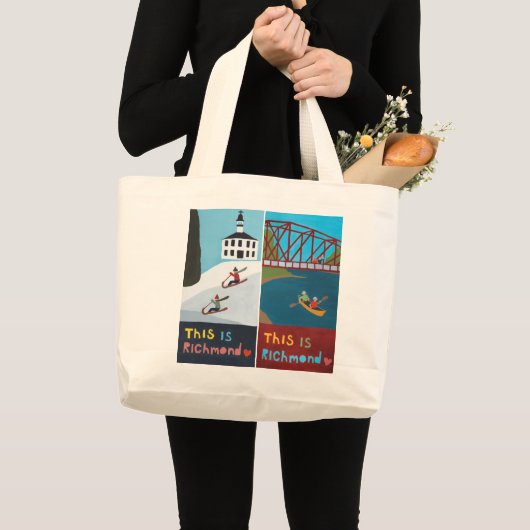 Dit is Richmond Canvas tas (Design #1) (Voorkant (product))