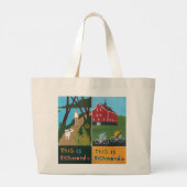 Dit is Richmond Canvas tas (Design #1) (Achterkant)