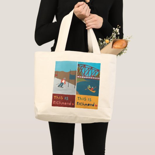 Dit is Richmond Canvas tas (Design #3) (Voorkant (product))