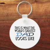 Dit is 's werelds grootste vader (2) sleutelhanger (Voorkant)
