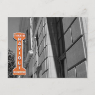 Dit is San José, CA-Firato Italiaans Deli Briefkaa Briefkaart