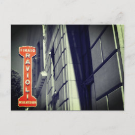 Dit is San José, CA-Firato Italiaans Deli Briefkaa Briefkaart